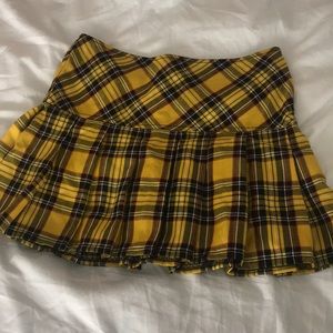 School girl plaid skirt